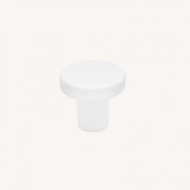 Maçaneta de Zamak Branco Fosco 2078E