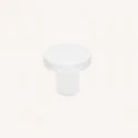 Maçaneta de Zamak Branco Fosco 2078E