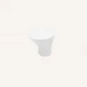 Maçaneta de Zamak Branco Fosco 3488