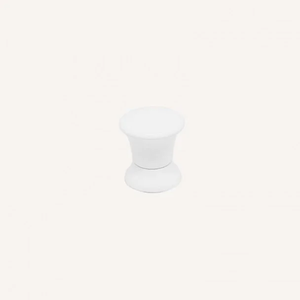 Maçaneta de Zamak Branco Fosco 3426