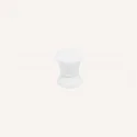 Maçaneta de Zamak Branco Fosco 3426