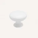 Maçaneta de Zamak Branco Mate, 3505