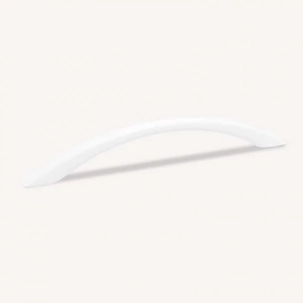 Puxador de Zamak Branco Fosco 2295