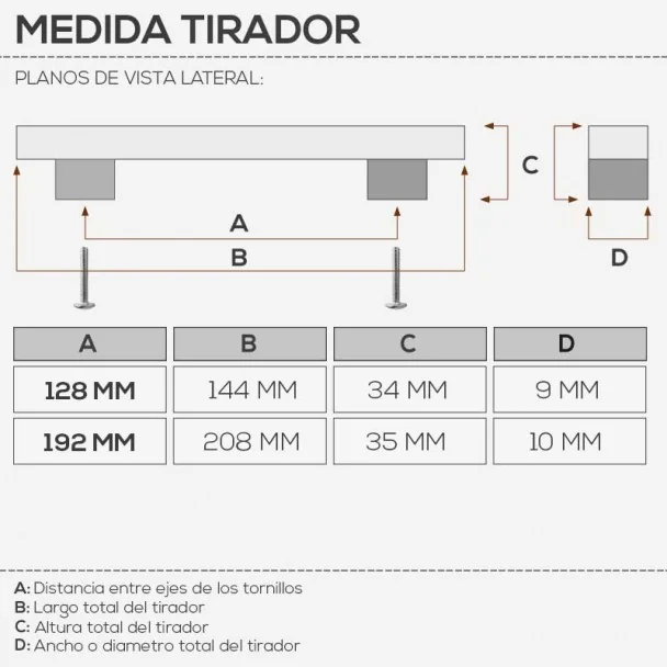 Puxador de Zamak Branco Fosco 4741