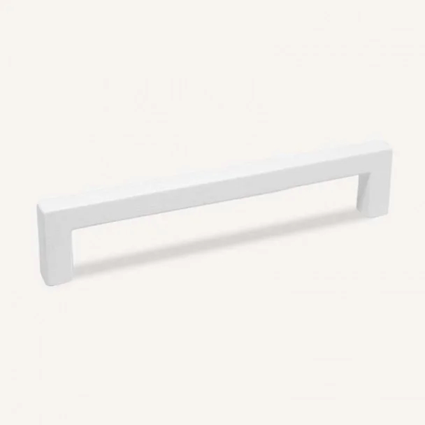 Puxador de Zamak Branco Fosco 4749