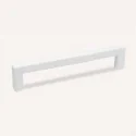 Puxador de Zamak Branco Fosco 4749