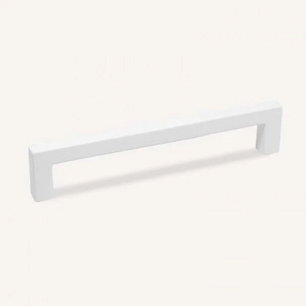 Puxador de Zamak Branco Fosco 4789