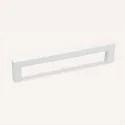 Puxador de Zamak Branco Fosco 4789