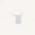 Maçaneta de Zamak Branco Fosco 3497