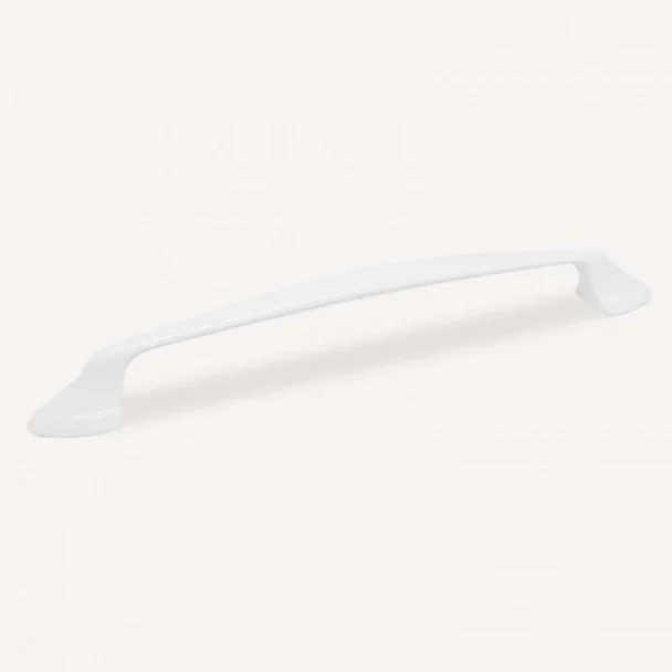 Puxador de Zamak Branco Fosco 2332