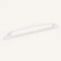 Puxador de Zamak Branco Fosco 2332