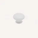 Maçaneta de Resina Branco Fosco 3001