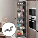 Suporte Reforço Coluna Removível Antracite