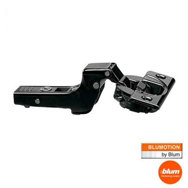 Dobradiça Super Angular 110º Ônix Blumotion