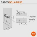 Calço Reto com Excêntrico Ônix