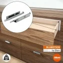 Conjunto de Corrediças Tandem Blumotion Extensão Parcial 30 kg