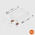 Conjunto de Acoplamento para Corrediças Blum Tandem