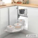 Bandeja Deslizante Do Armário Canto Cozinha Linha Compact