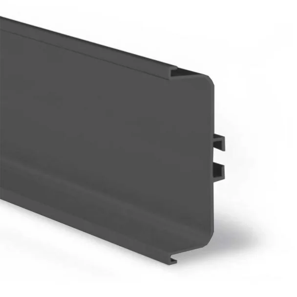 Perfil Sistema Gola Horizontal Intermediário Antracite 8007