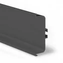 Perfil Sistema Gola Horizontal Intermediário Antracite 8007