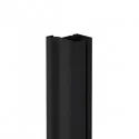 Perfil Gola Vertical Preto 8018