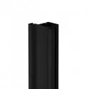 Perfil Gola Vertical Intermediário Preto 8012