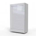 Kit Persiana Vidro Branco Brilho