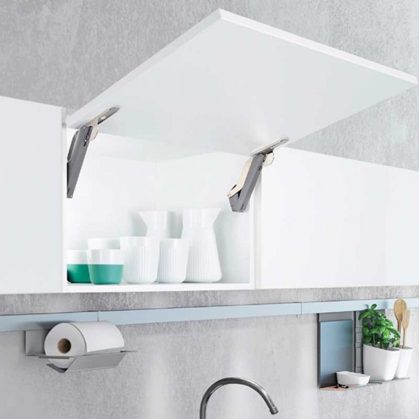 Dobradiça Abatível Free Space Cinza