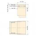 Corrediças para Mesa Extensível e Elevatória Oplà Top