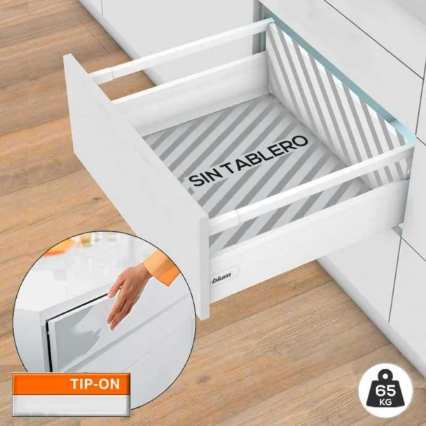 Extensão Branco TIP-ON BLUMOTION 65 kg Tandembox Antaro D