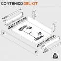 Extensão Cinza TIP-ON BLUMOTION 65 kg Tandembox Antaro D
