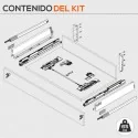 Extensão Cinza TIP-ON BLUMOTION 65 kg Tandembox Antaro D
