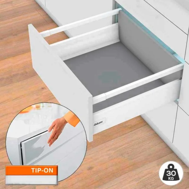 Extensão Frontal Branco TIP-ON BLUMOTION 30 kg Tandembox Antaro D