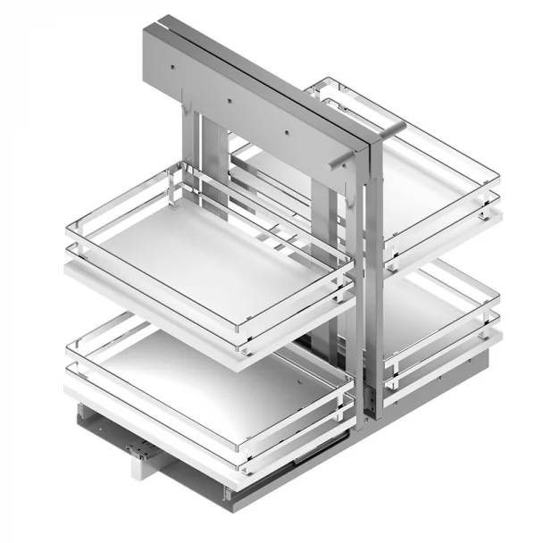 Extraível de Canto Articulado Flat Cromo