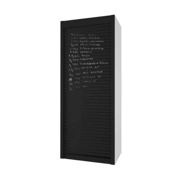Kit Persiana 60 x 150 cm PVC Preto Ardósia Z-Smartlift