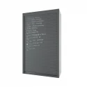 Kit Persiana 90 x 150 cm PVC Cinza Ardósia Z-Smartlift