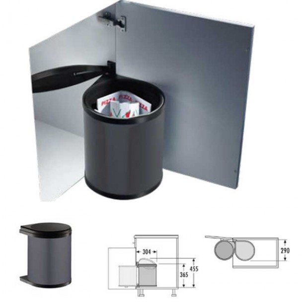 Balde de abertura automática MONO e automático