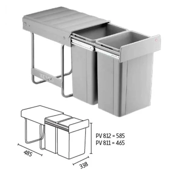 Balde de Instalação Livre Balde BIG-BIO-DOUBLE 40