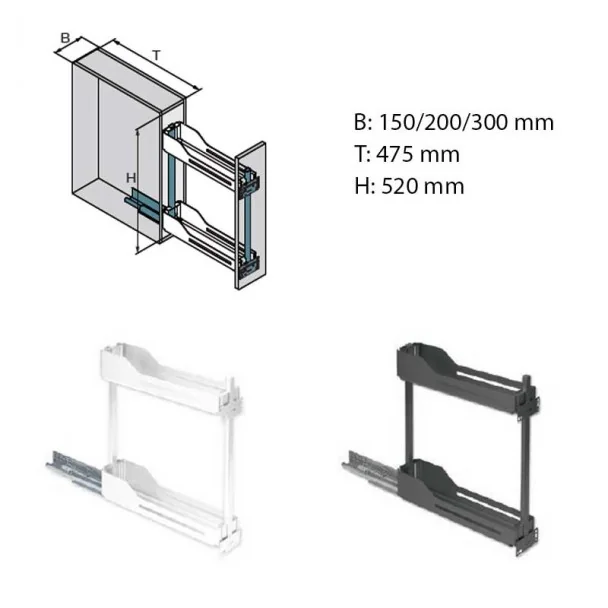 Kit de extração de garrafa Compacto SNELLO