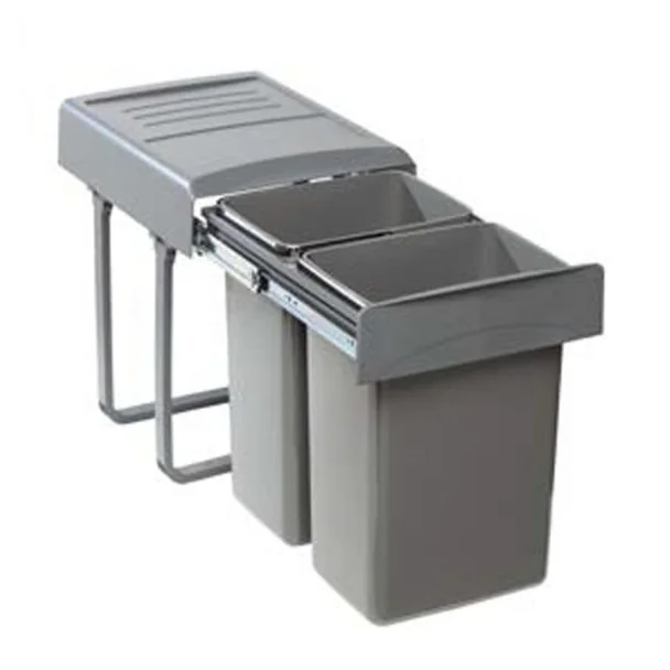 Caixote de lixo removível 40 L Para Móveis de 300 mm
