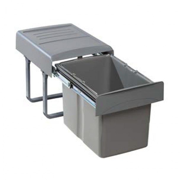 Caixote do lixo removível 14 + 14 L Para Móveis de 300 mm