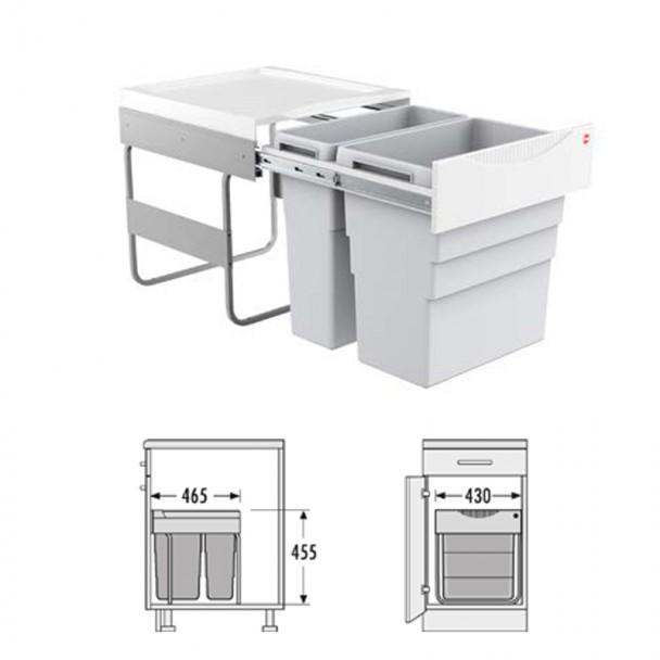 Balde de Lixo EASY CARGO 50