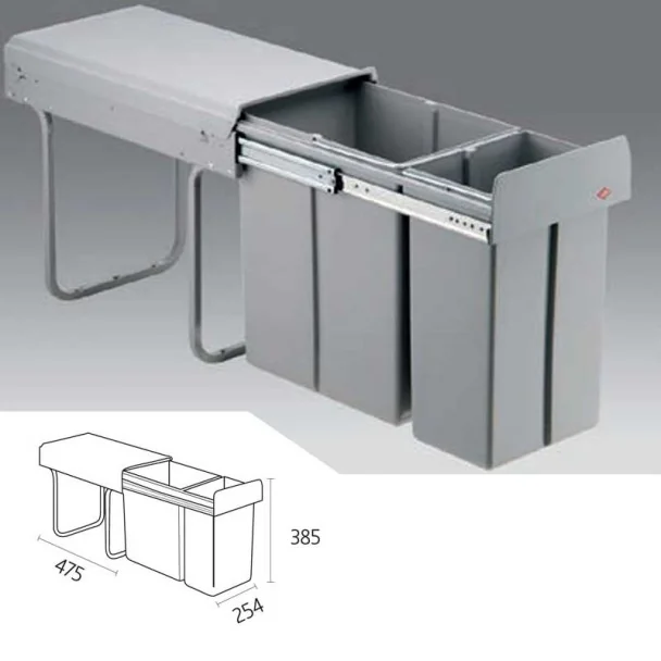 Cesto de Lixo Manual DOUBLE BOY