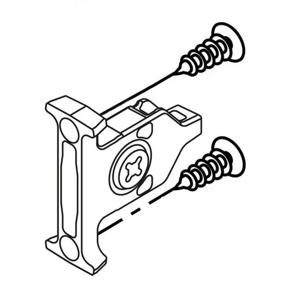 Fixação Frontal para Gavetas e Extensões Tandembox Antaro (Casal 2 pçs)