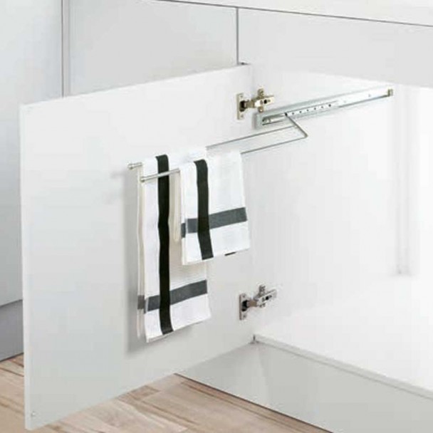 Toalheiro de extração para móveis baixos