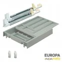 Gaveta de Cozinha Duplo Porta-Talheres Europa PVC