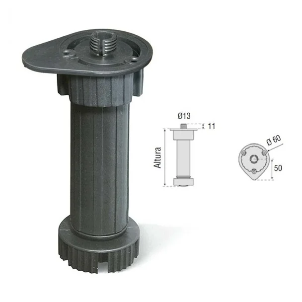 Perna Expansível para Móveis de Cozinha (4 pçs)