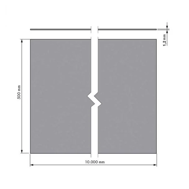 Tapete Antiderrapante Antracite 10 m | Menage Confort